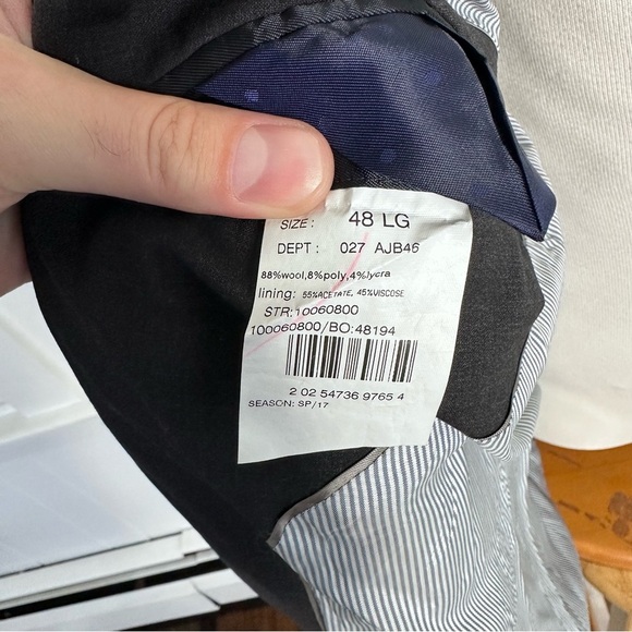 Brooks Brothers Explorer Madison Charcoal Blazer/Suit Jacket - Picture 8 of 11